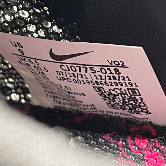 Nike Women's Superrep Cycle Shoes Size US 9 Black/Phantom/CJ0775-018 - Picture 10 of 11